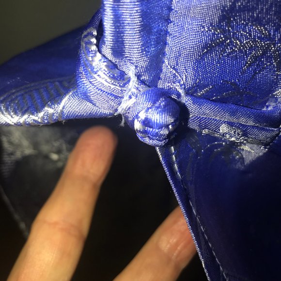 VIETNAM SILK DRAW STRING PANTS-SLIT SIDES - Picture 5 of 5